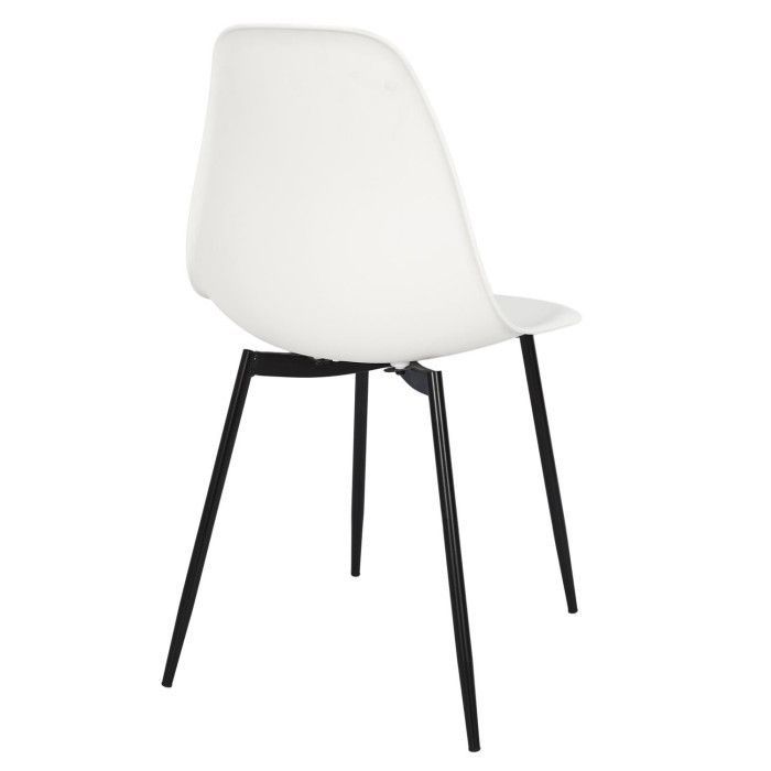 Stoel - Home Deco Factory - Gustav - Strak design - Wit