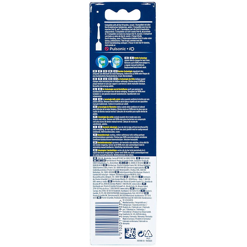 Oral-B Oral-B borsthuvuden 10-pack, Precision Clean