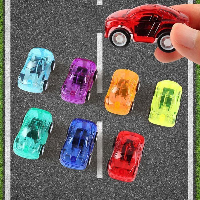 24 miniatyyrivetoisen auton setti, lapsille, vedettävät lelut, sopivat juhlakasseihin pojille ja tytöille (satunnainen väri)