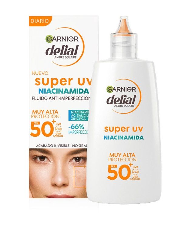 Delial Super UV niacínamidový pleťový krém SPF 50 Ochrana tváre