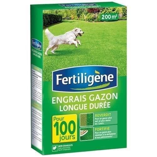 FERTILIGENE Fertilizante de larga duración para césped - 4 kg - 200 m² /nc