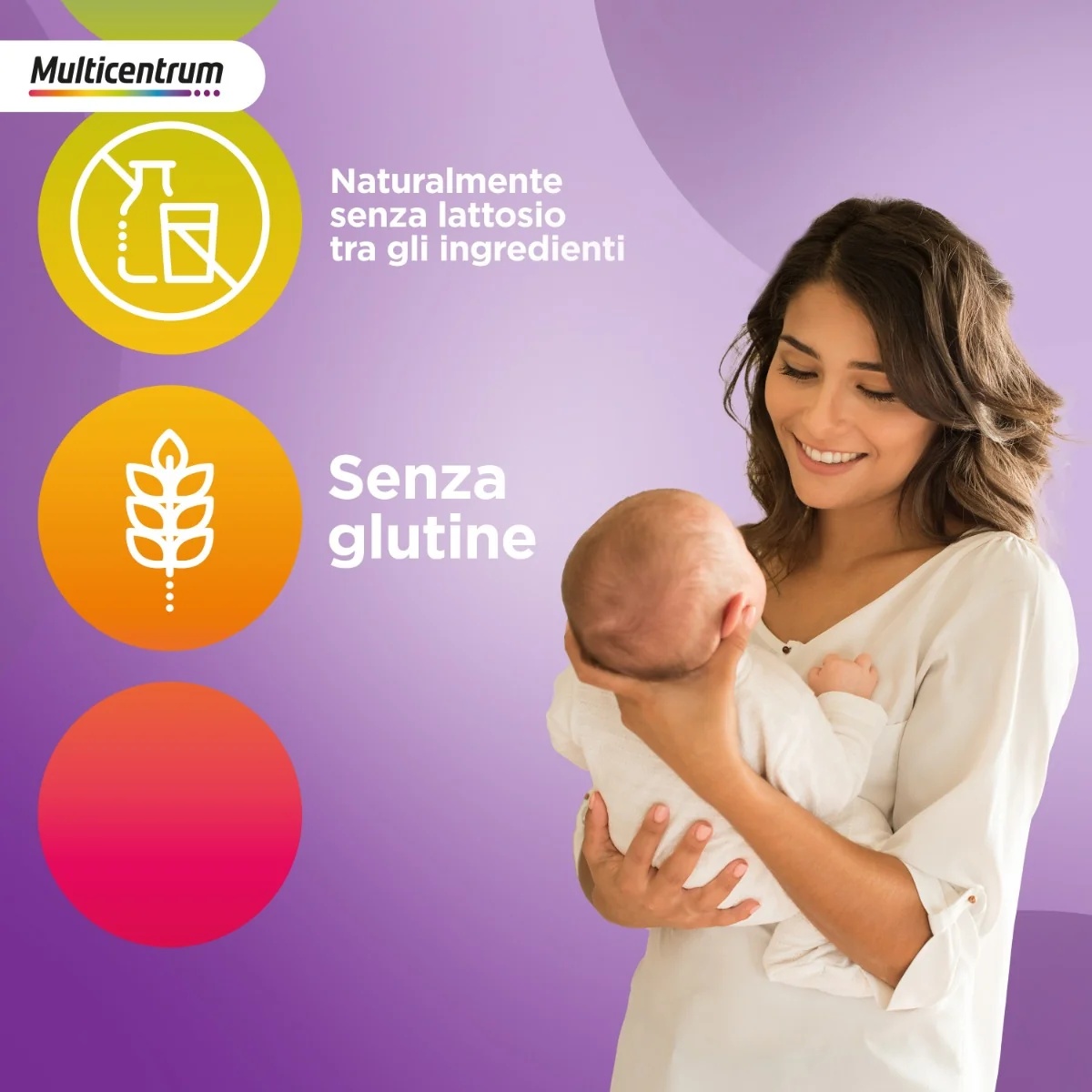 MULTICENTER Multicentrum Neo Mamma DHA 30 + 30, complément vitaminique et minéral