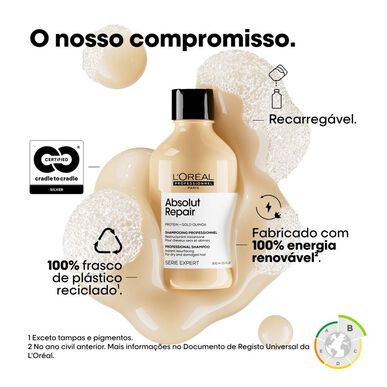 L'Oréal Professionnel Absolut Repair Serie Expert Shampoo Refilling Shampoo for skadet og tørt hår 500 ml 500 ml
