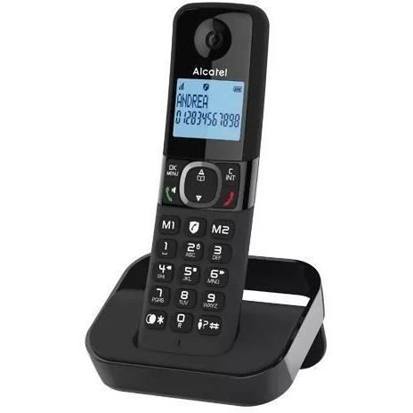 Telefono fisso cordless - ALCATEL - F860 singolo nero - Senza segreteria telefonica