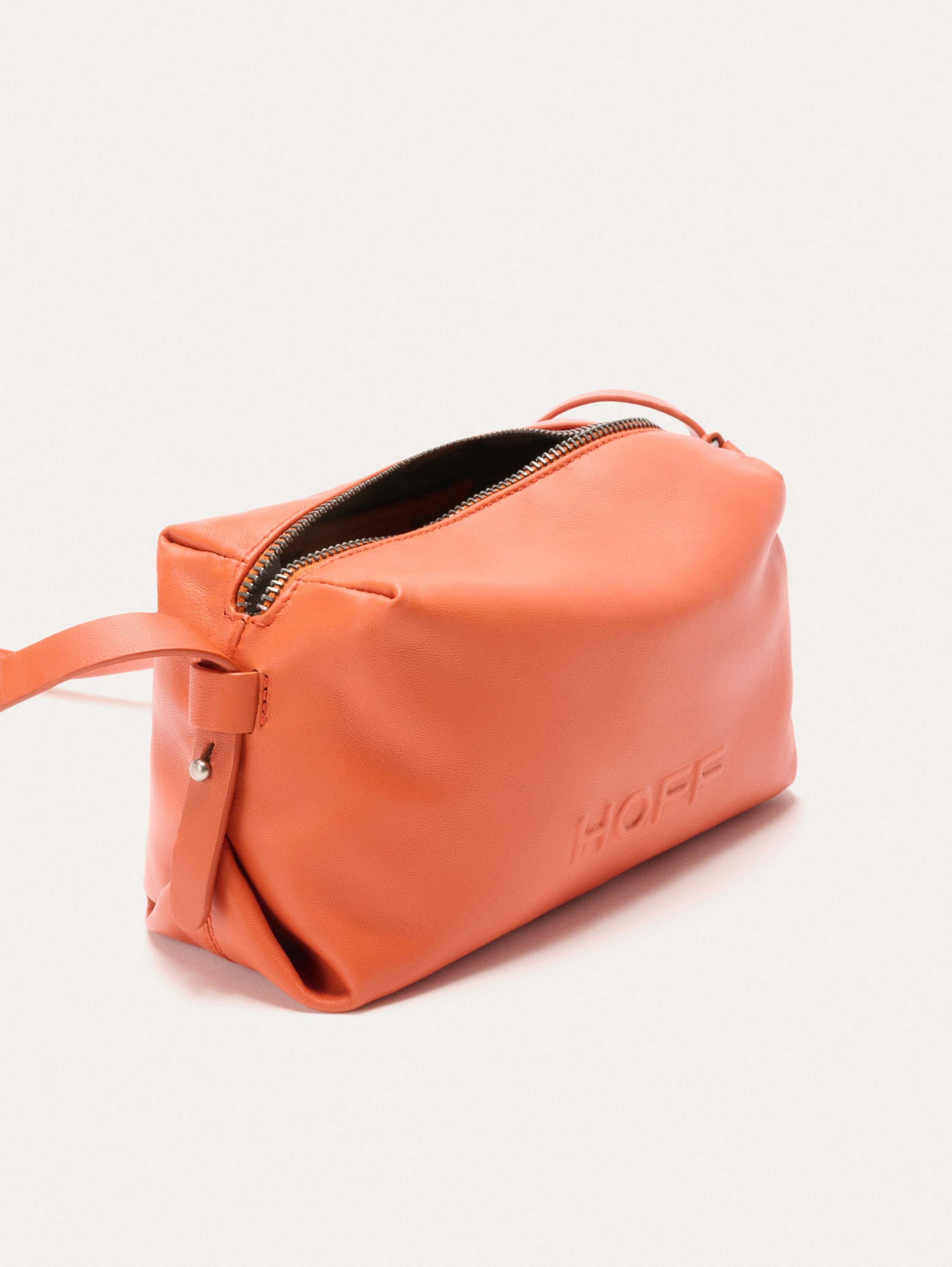 BANDOLERA PIEL HALL NARANJA