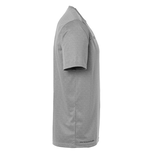  T-shirt d'entraînement Goal en polyester, gris foncé/noir, Uhlsport