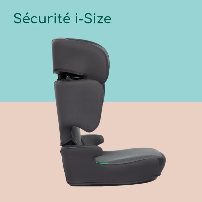 Seggiolino auto BEBECONFORT ROAD SAFE, compatibile con i-Size, gruppo 2/3, rialzo, da 3,5 a 10/12 anni, 100-150 cm, 15-36 kg, GRAFITE COLORATO