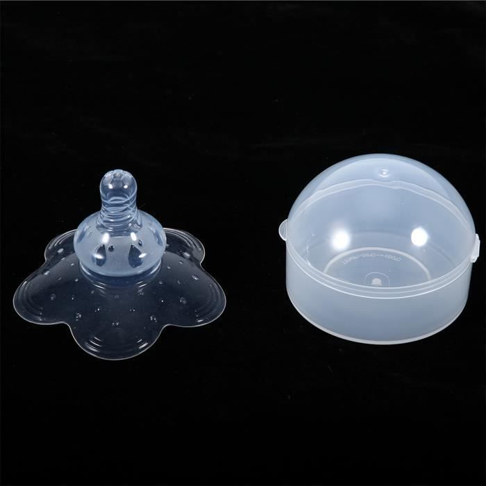 SURENHAP protecteur de mamelon Bouclier de mamelon en Silicone, housse de protection pour l'allaitement maternel linge pack
