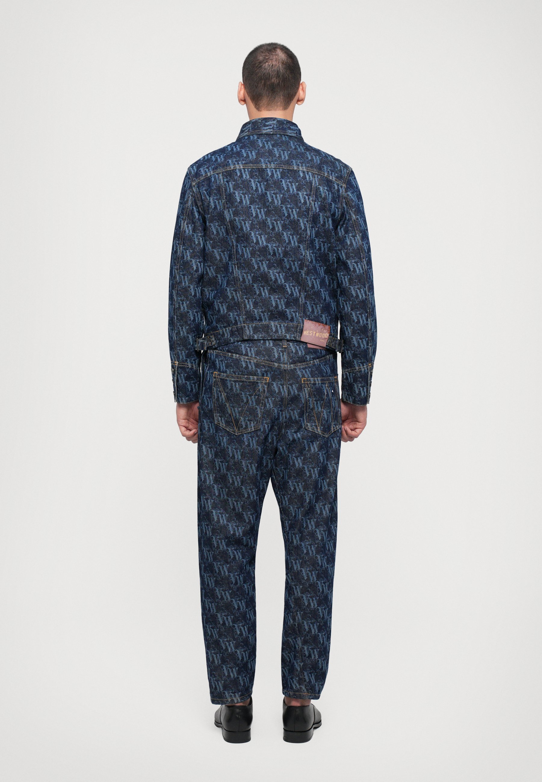 Veste en jean Vivienne Westwood STORMRIDER - Veste en jean bleu foncé