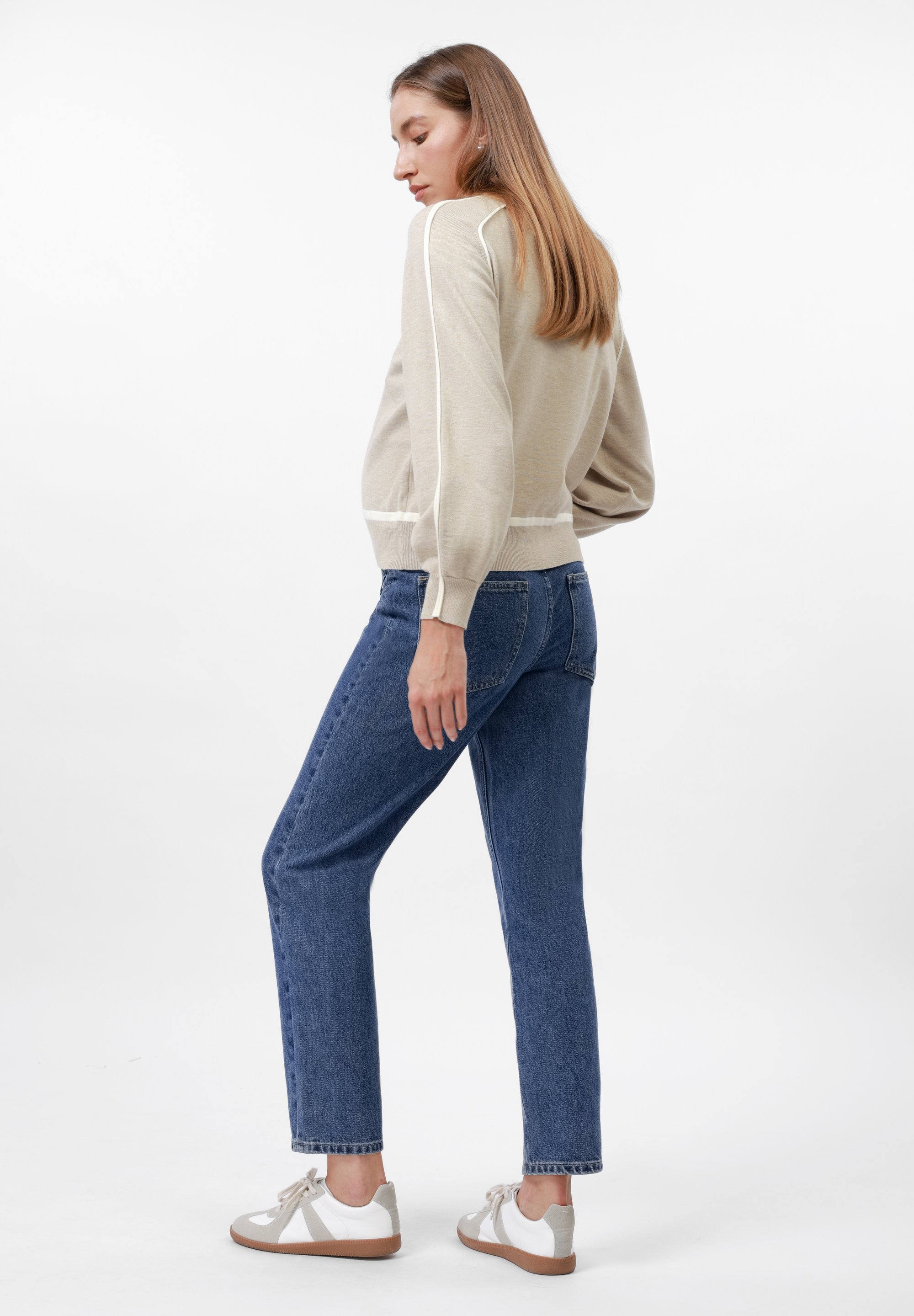 Jean Anna Field MAMA Mom - denim bleu