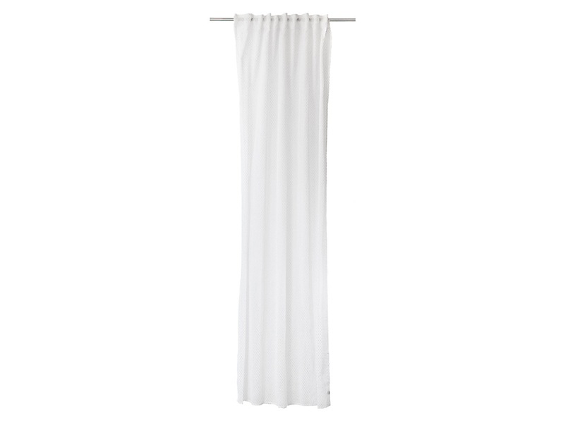 Zasłona Chic White przelotki 140x270 cm biała