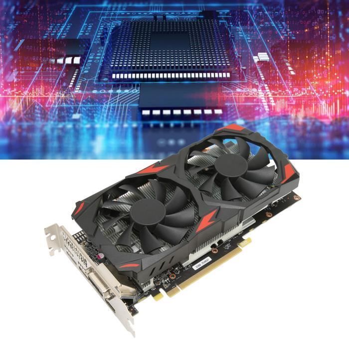 Tarjeta gráfica SURENHAP RX 580 de 8 GB GDDR5 de 256 bits, compatible con 8K, 2 ventiladores para ordenador y almacenamiento.