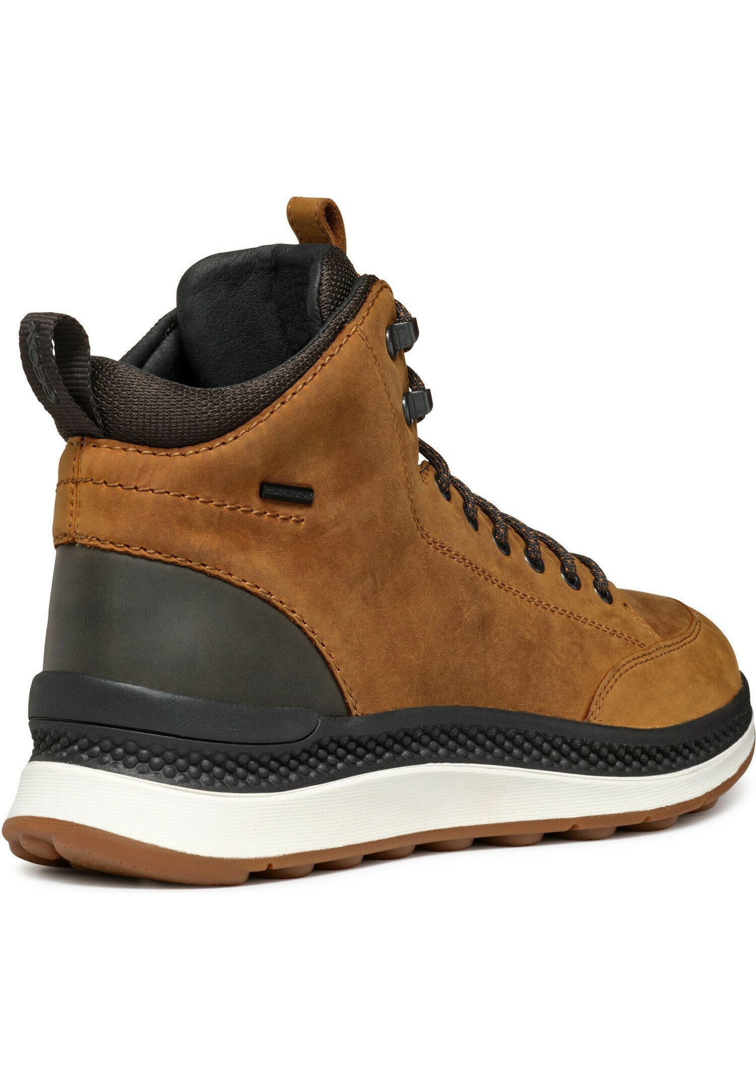 Geox SPHERICA ACTIF - Stivaletti stringati - ocra caffè scuro