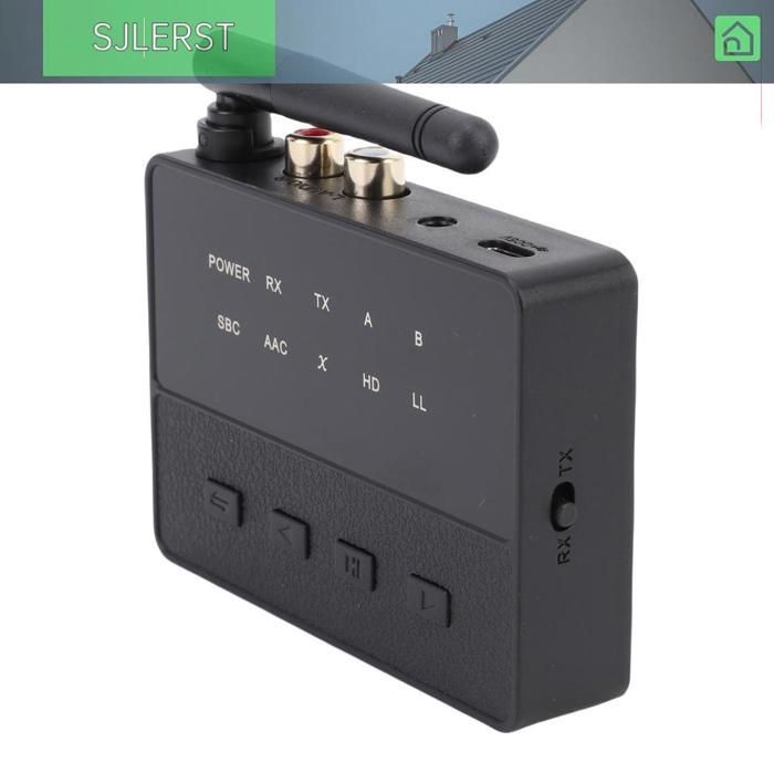 sjlerst récepteur 5.3 Émetteur et Récepteur , Adaptateur de Son sans Fil avec Entrées de Type C AUX video videoprojecteur