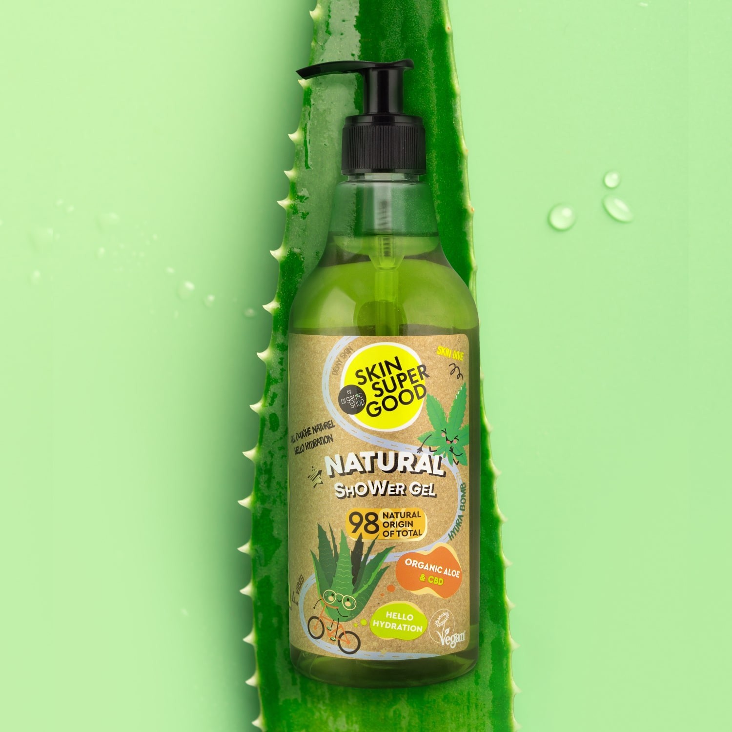 Organic Shop Gel Douche Naturel 