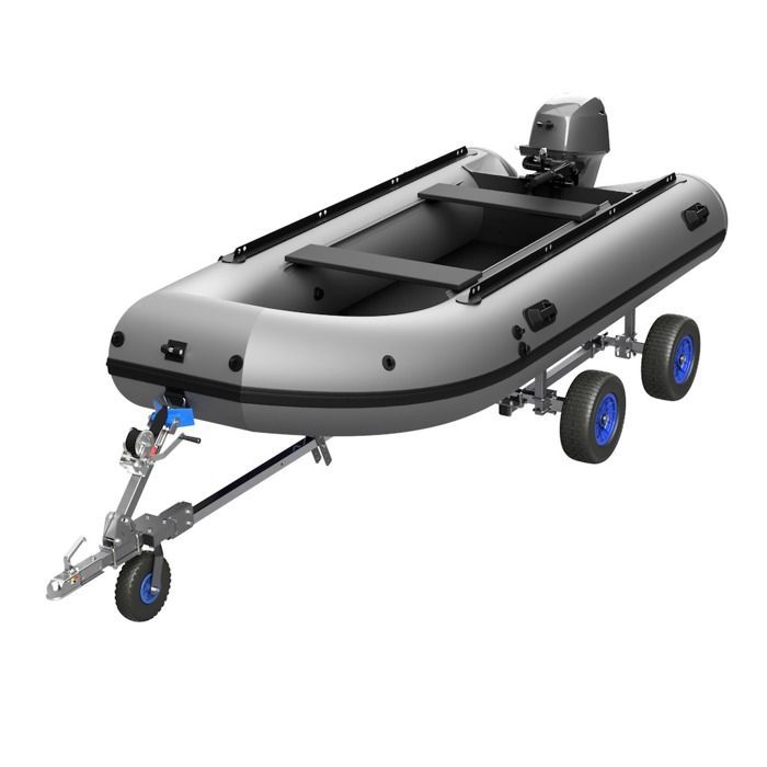Chariot de mise à l'eau remorque à main remorque portuaire jetski remorque pour bateau SUPROD XTR-B360R-W2-TA Ø 420 mm