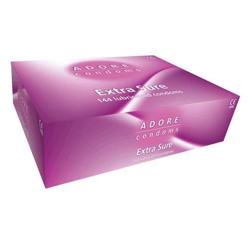 Adore préservatifs extra Bien sûr 144pcs