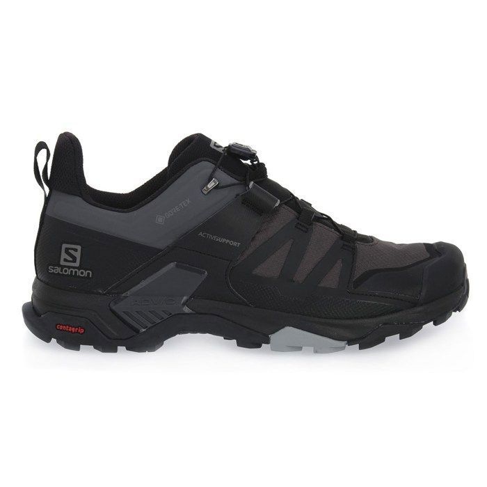 Botas de caminhada - Salomon - X Ultra 4 Gore-Tex - Masculinas - Pretas - Montanha - Respiráveis