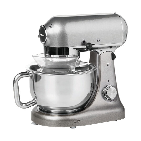 Robot de bucătărie premium (MD16480), gri mediu metalizat