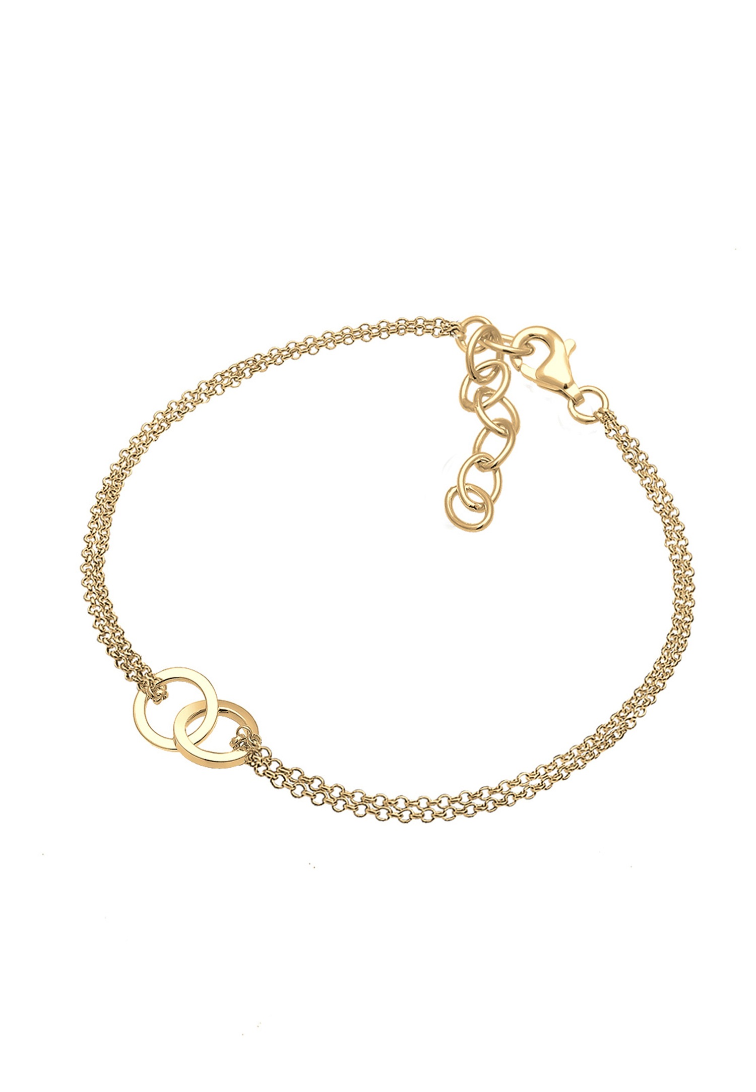Elli Femmes cercle géo minimaliste en argent sterling 925