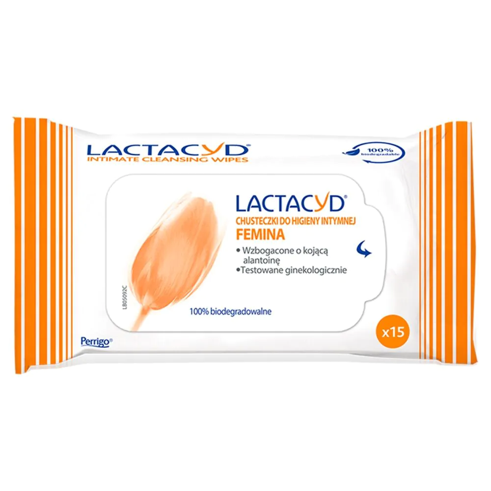 Lactacyd Chusteczki do Higieny Intymnej Femina