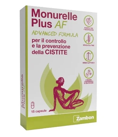 MONURELLE PLUS Monurelle Plus Fórmula Avançada 15 cápsulas Controle e prevenção da cistite