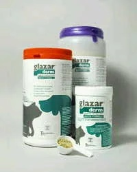 TEKNOFARMA Teknofarma Glazar Derm Poeder 150 g Vitaminesupplement voor honden en katten