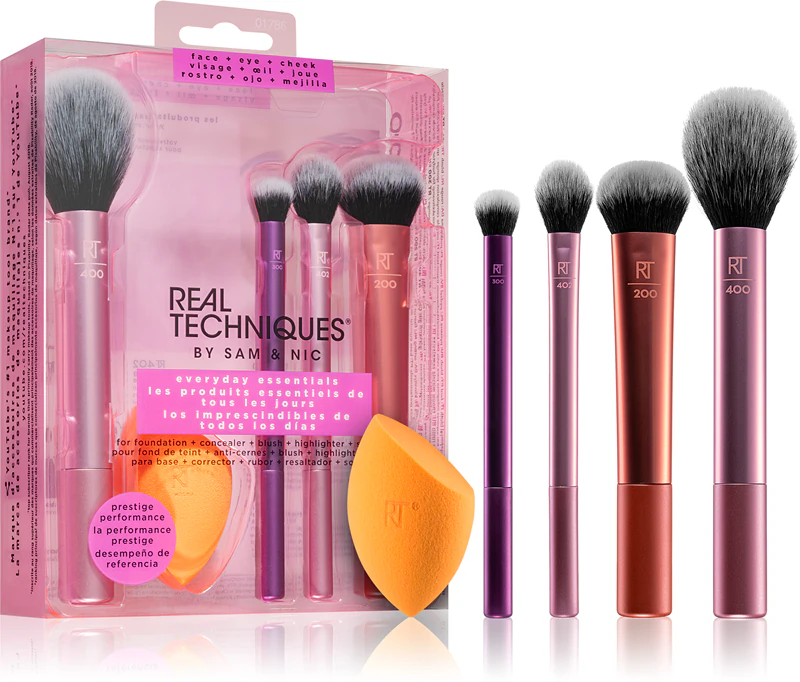Sada štetcov Real Techniques Everyday Essentials pre bezchybný vzhľad