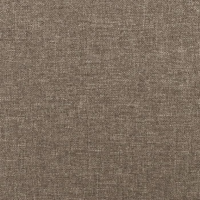 Sommier à ressorts de lit - CUQUE - Taupe - 200x200 cm - Tissu
