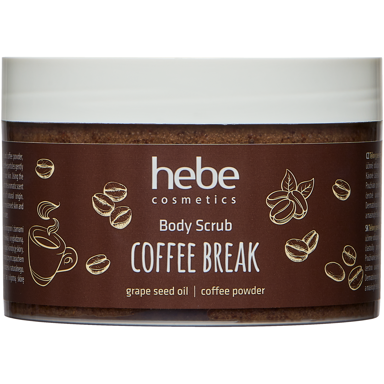 Piling za telo Hebe Cosmetics Coffee Break