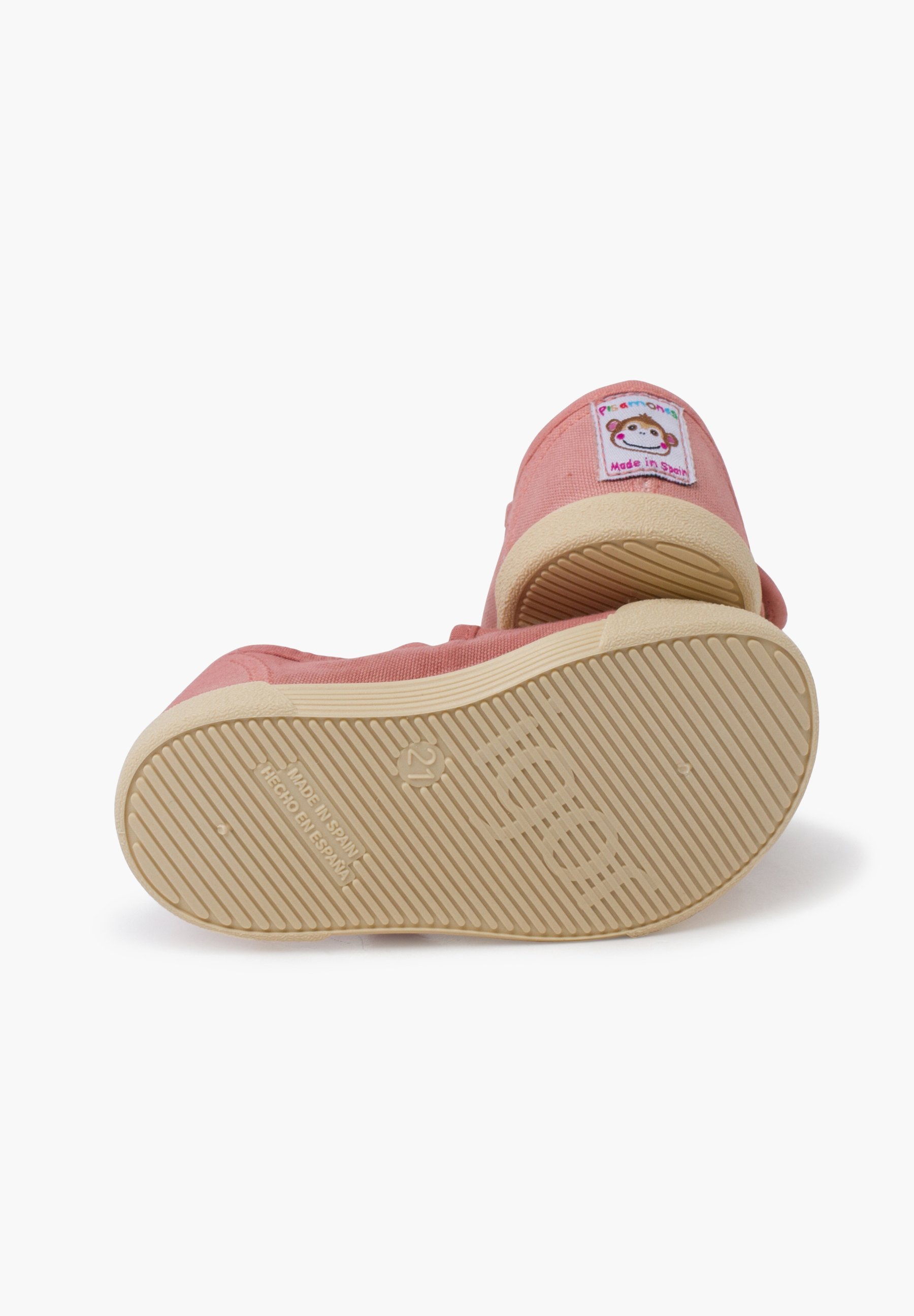Pisamonas Ballerinas mit Knöchelriemen – Rosa Viejo