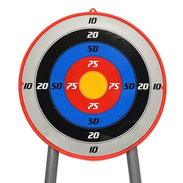 vidaXL Juego de tiro con arco y flechas con diana para niños, juguetes deportivos, flecha con punta de ventosa, para niños 80359