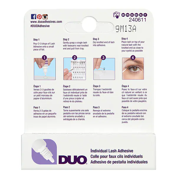 Duo Einzelwimpernkleber Transparent 7g Transparent