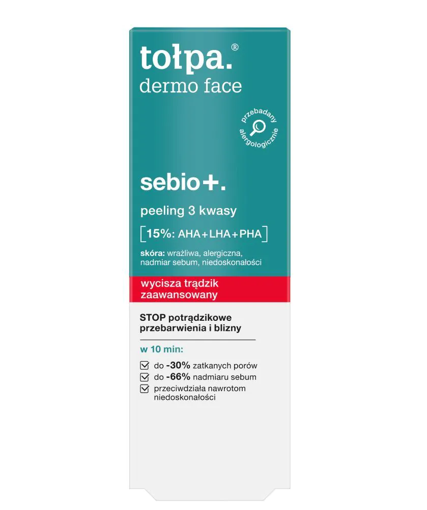 Tołpa Dermo Face Sebio+ Peeling 3 kwasy