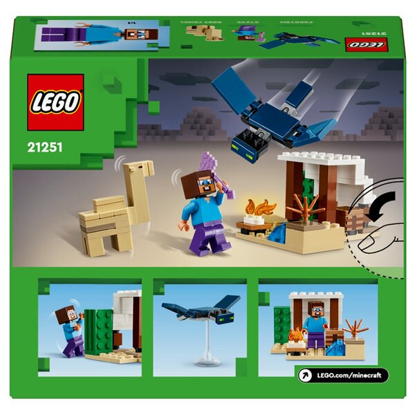 LEGO Minecraft 21251 Steves ørkenekspedition