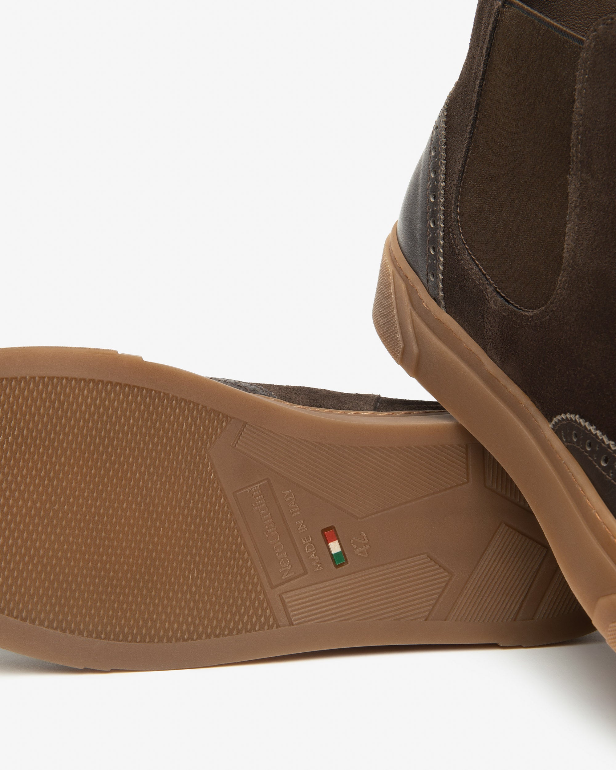  Herren-Chelsea-Boots aus Wildleder und Leder