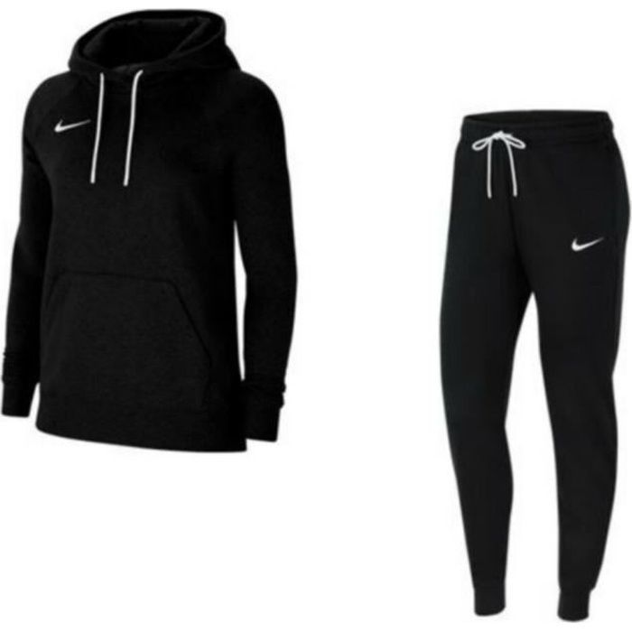 Tuta da jogging in pile da donna - Nike - Nera - Maniche lunghe - Traspirante - Multisport