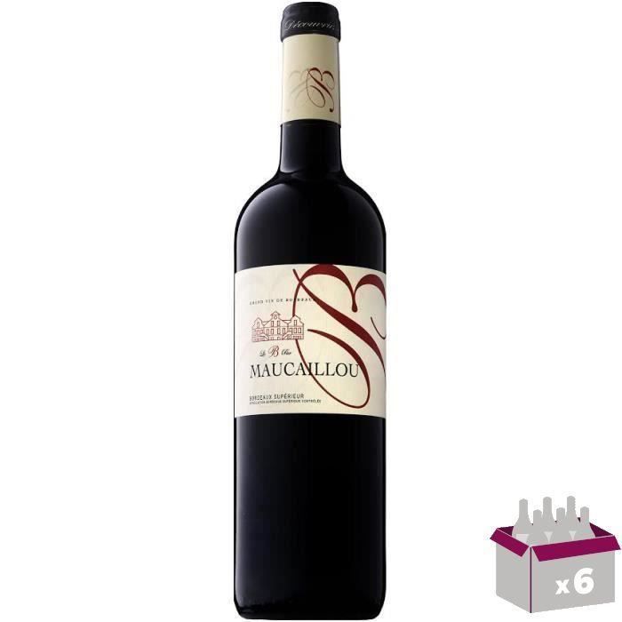 Le B by Maucaillou 2017 Bordeaux Supérieur - Red Bordeaux Wine x6