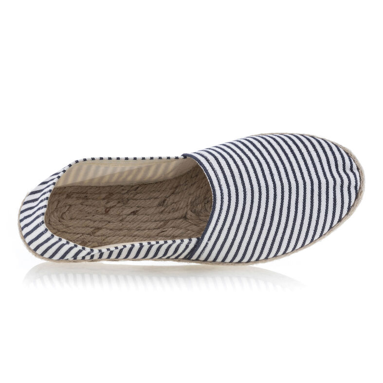 Blå espadriller med tausåler til dame