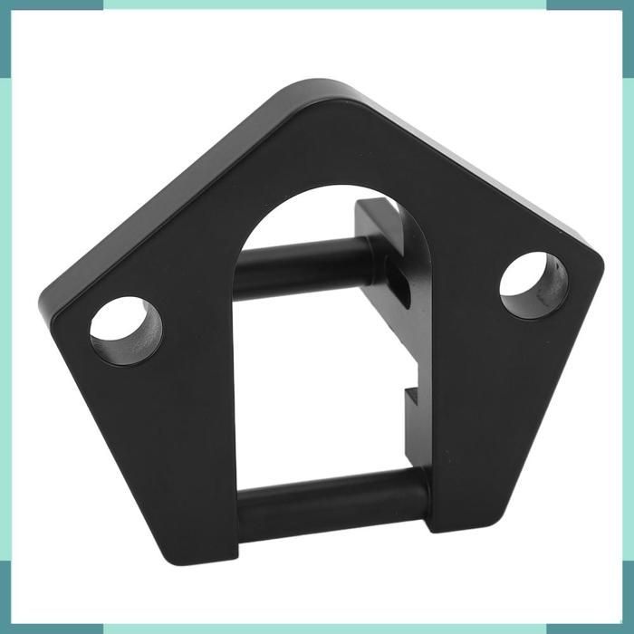 Motorhome awning base, solid black aluminum lower leg for Sunchaser II, heavy-duty end cap, hardware