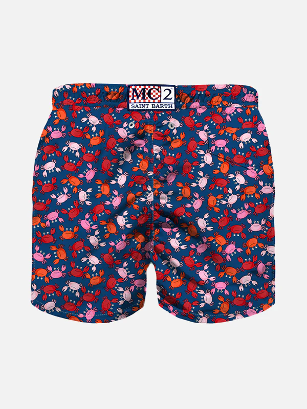 Drenge badedragt med krabbeprint