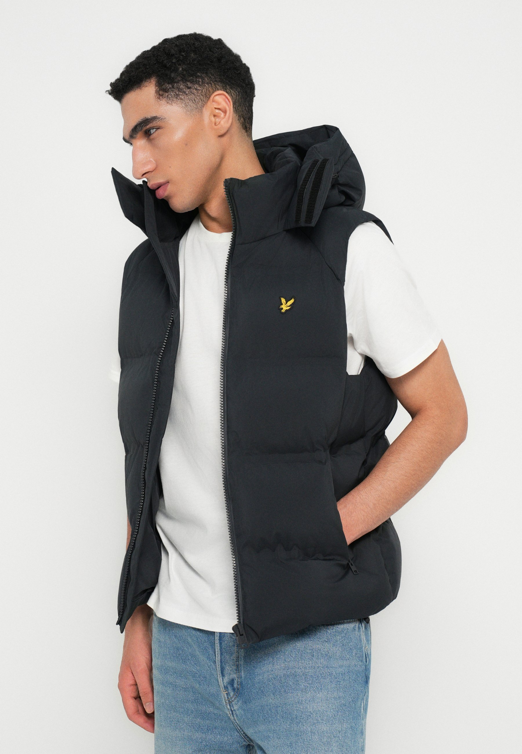 Lyle & Scott WELDED WADDING GILET - Liivi - jet black
