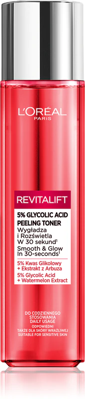 L'Oréal Paris Revitalift exfoliační a čistící tonikum