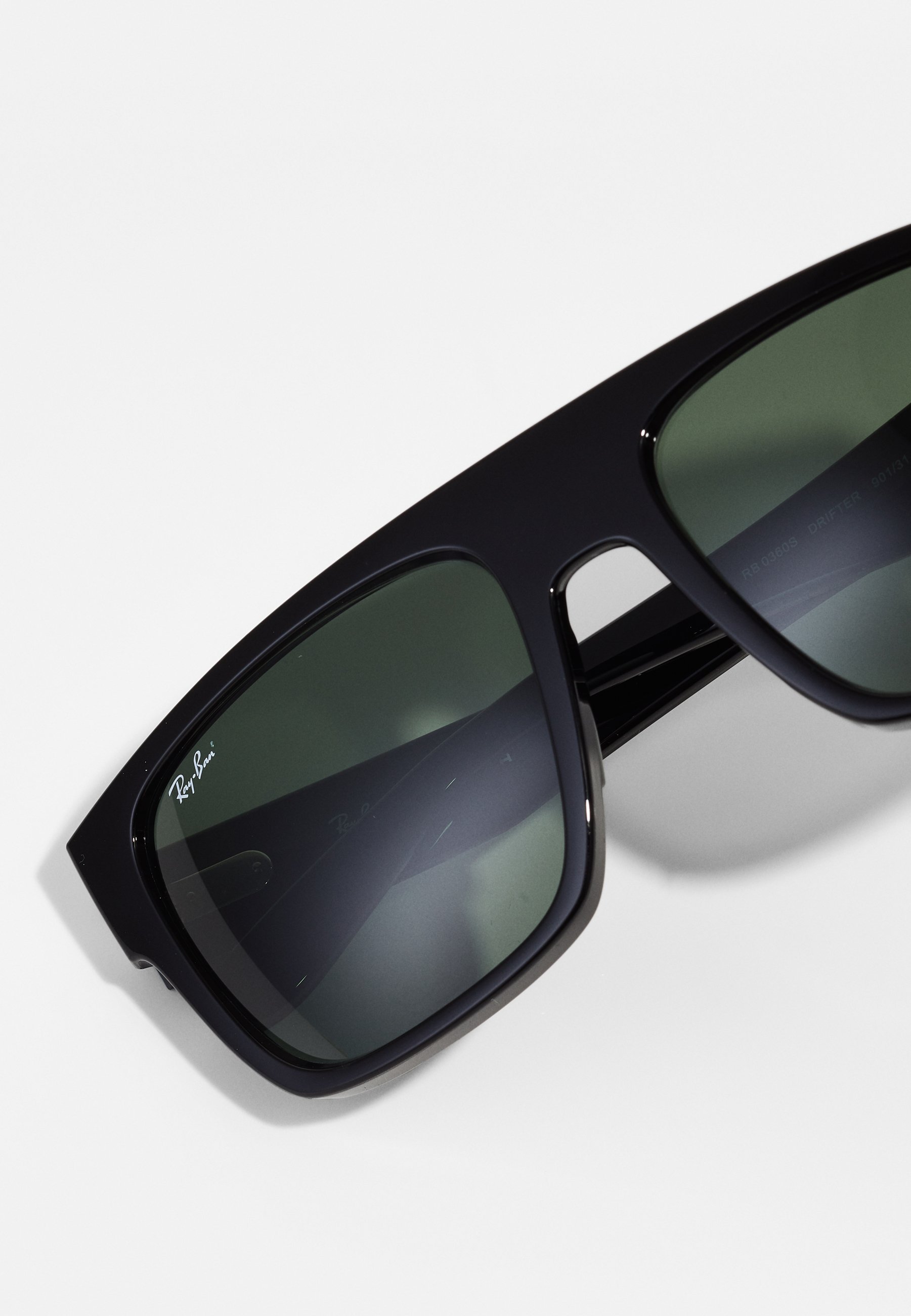 Ray-Ban DRIFTER UNISEX - Okulary przeciwsłoneczne - czarno-zielone