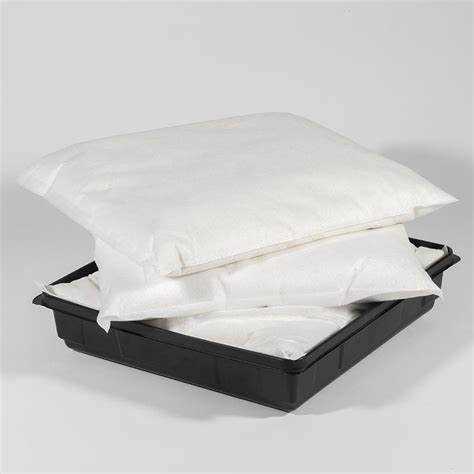 Almohada absorbente de gránulos para derrames de petróleo industrial