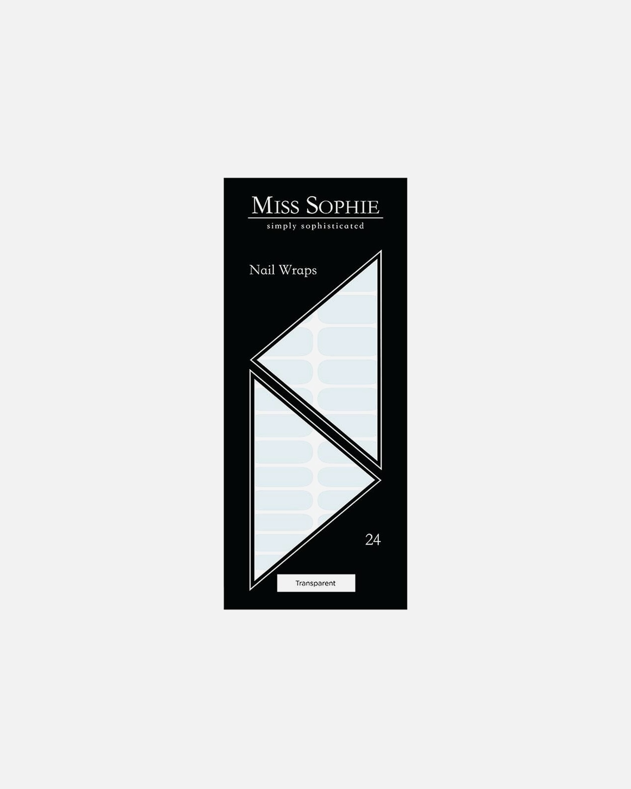 Miss Sophie Nail Design Transparente - 1 unidade