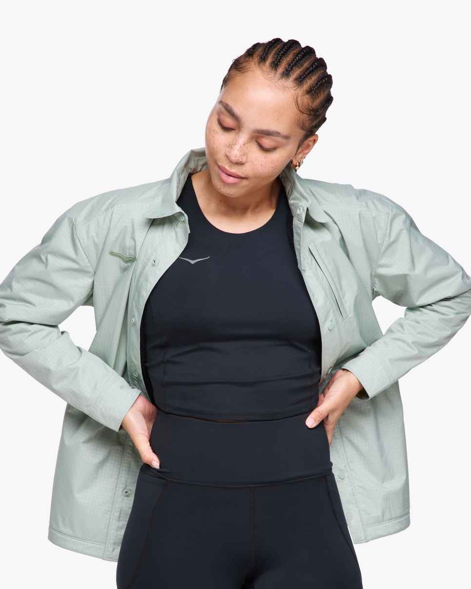 HOKA Veste-chemise OutTrail à l'aloe vera