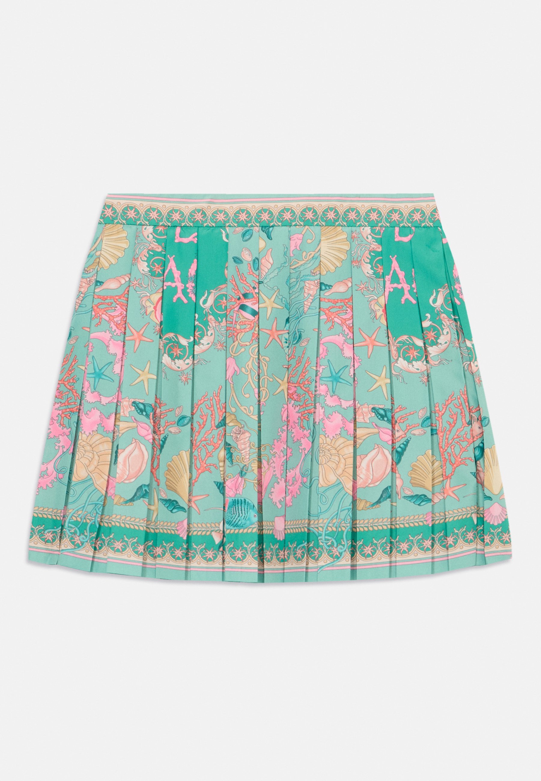 Jupe Versace UNDERWATER KIDS BAROCCO - Mini-jupe - verte/multicolore