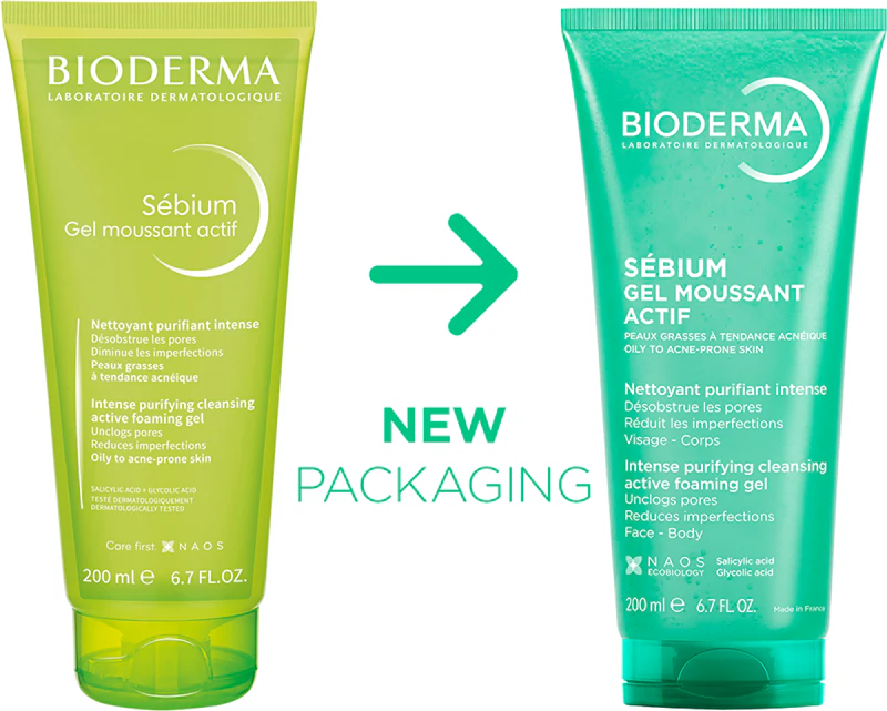 Bioderma Sébium Gel Moussant Actif hĺbkovo čistiaci gél pre mastnú a problematickú pleť
