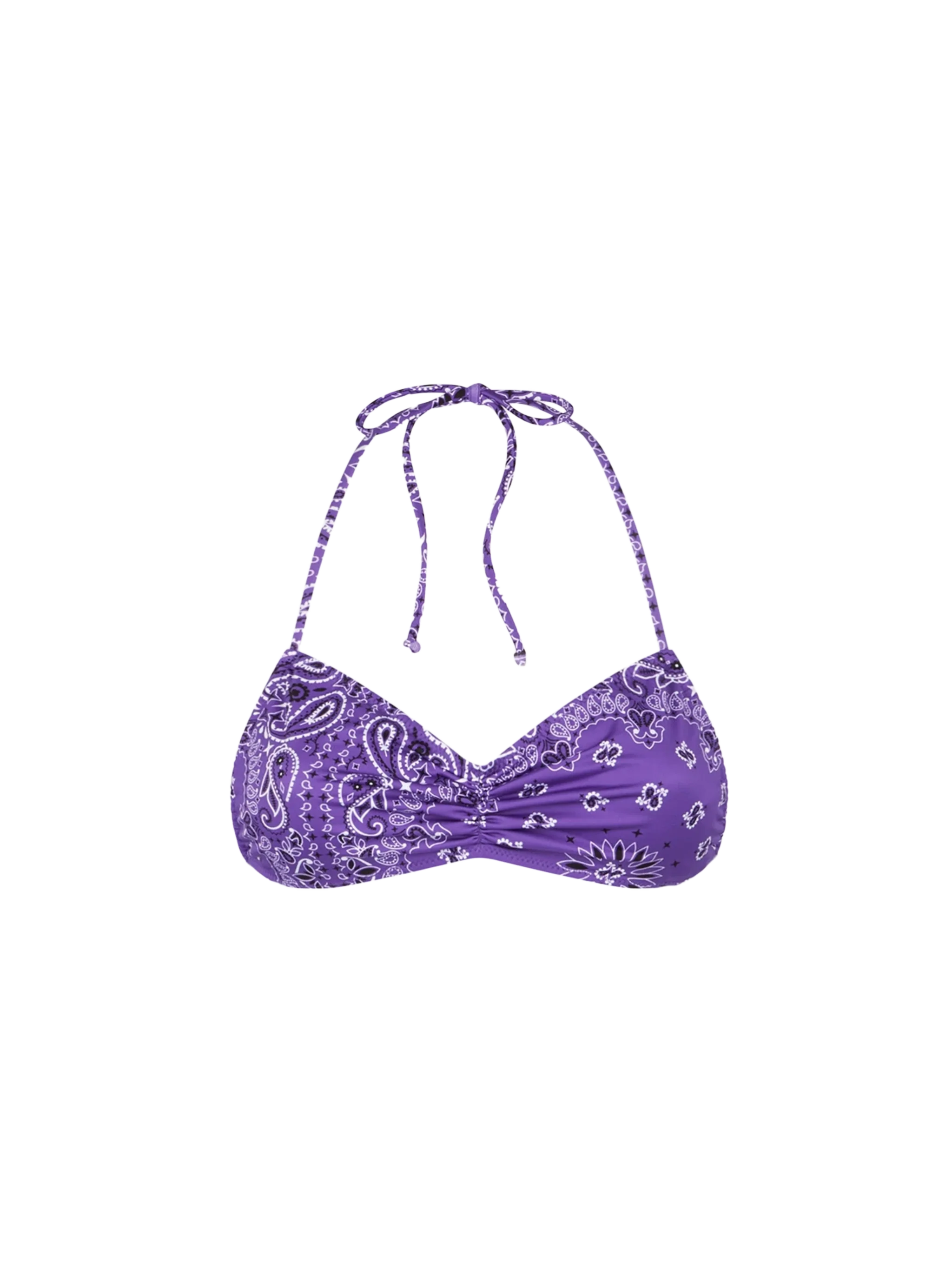 Damen-Bandeau-Badeanzug mit Print